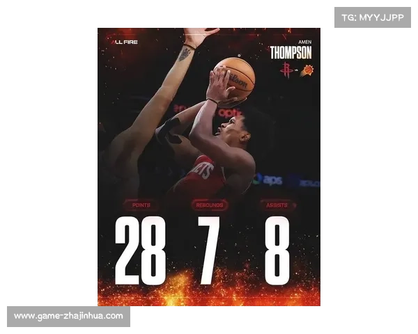 火箭阿门·汤普森复出防守提升，狄龙三分成联盟顶级3D